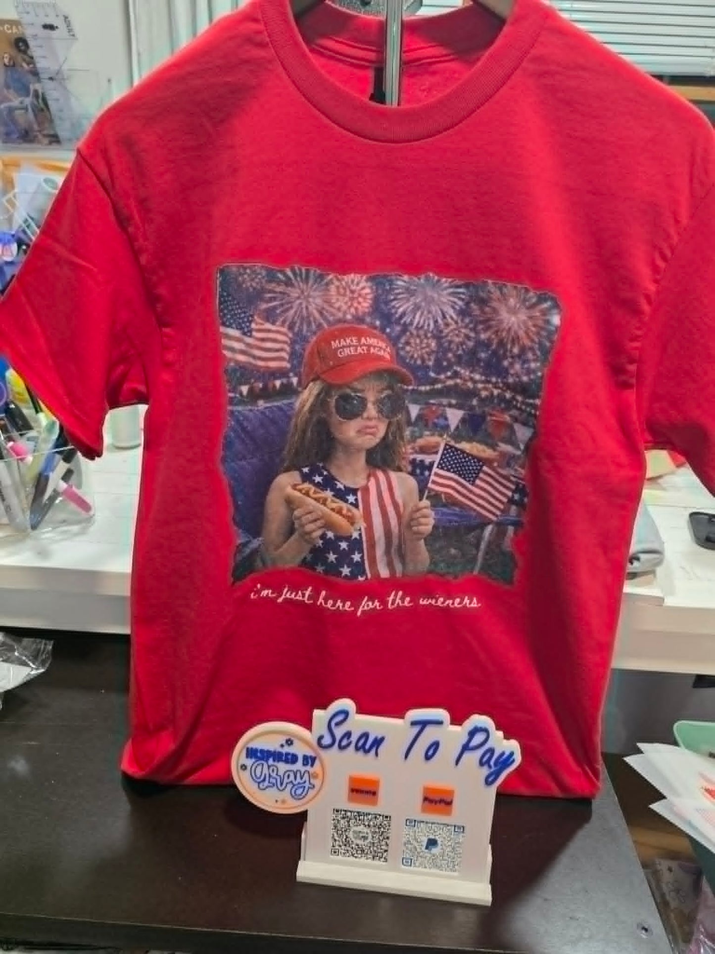 Im Just Here For The Wieners Shirt