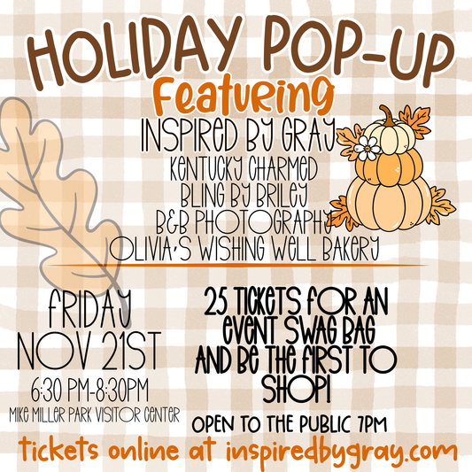 Holiday Pop-up Event Ticket