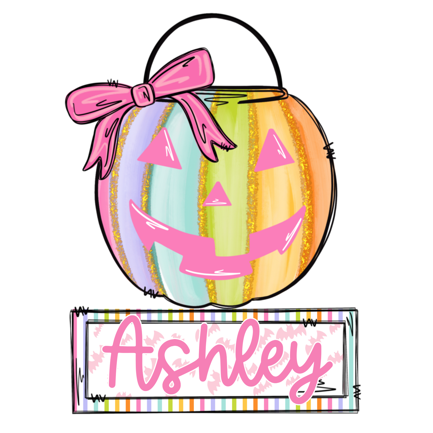 Personalized Halloween Treat Bag