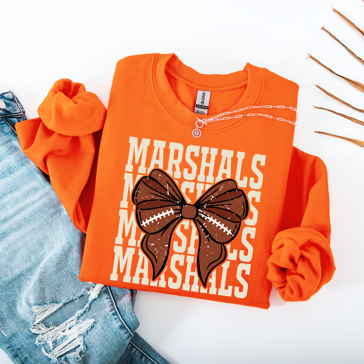 Marshals Football Bow Shirt