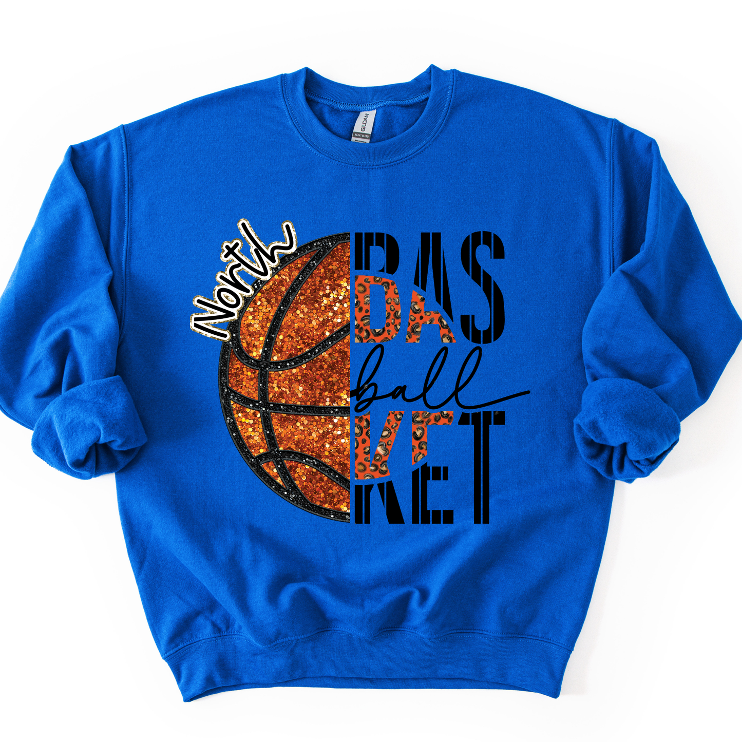 North Marshall Basketball Glitter Shirt