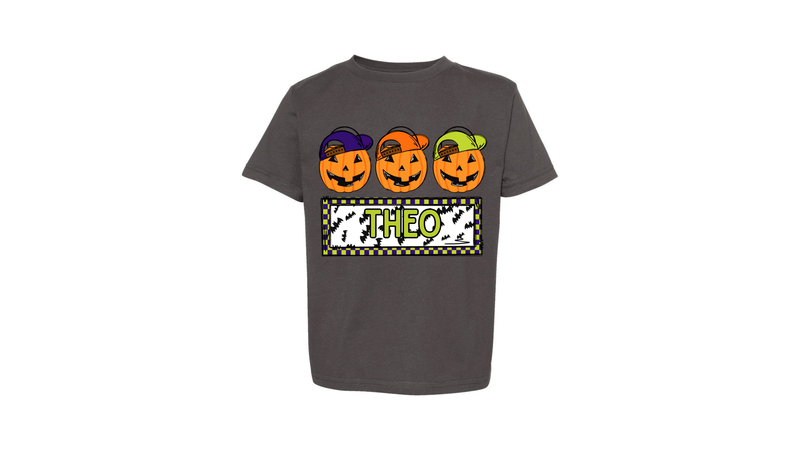 Backwards Hat Pumpkins Toddler Shirt
