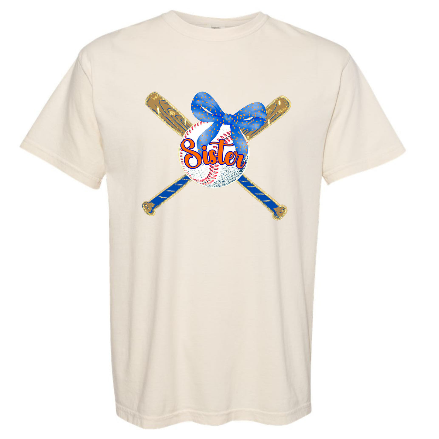 Baseball Sister Bow Shirt