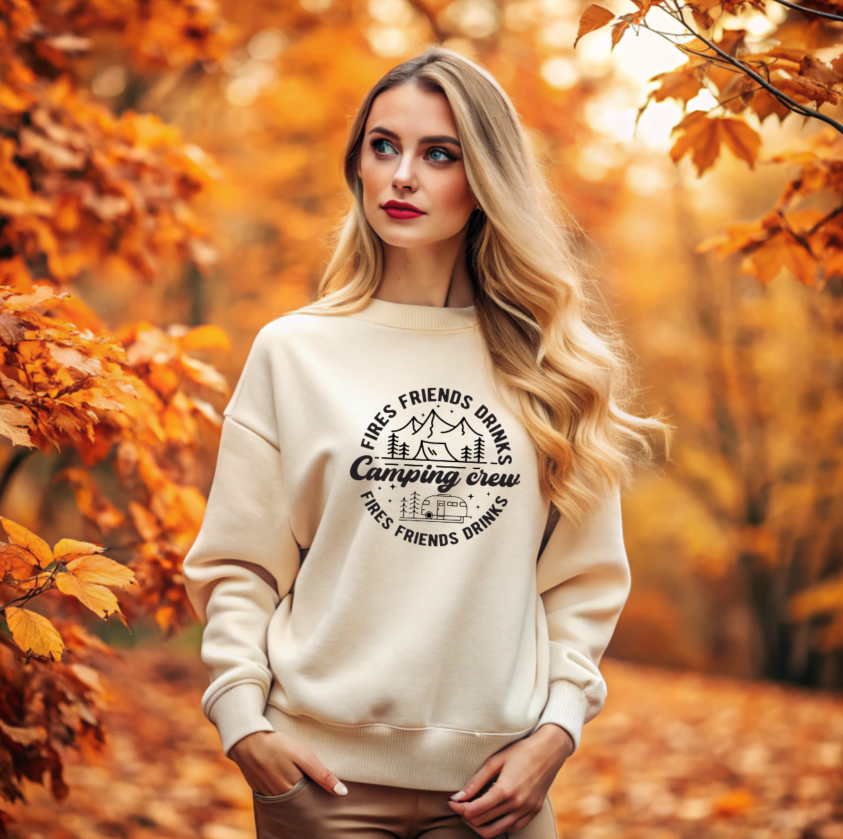 Camping Crew Sweatshirt