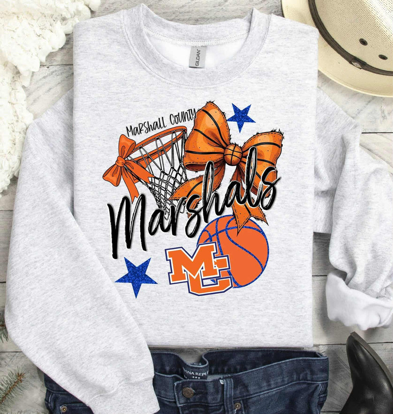 School Basketball Bow Shirt