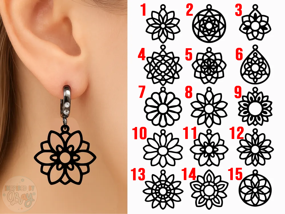 Mandala Earrings