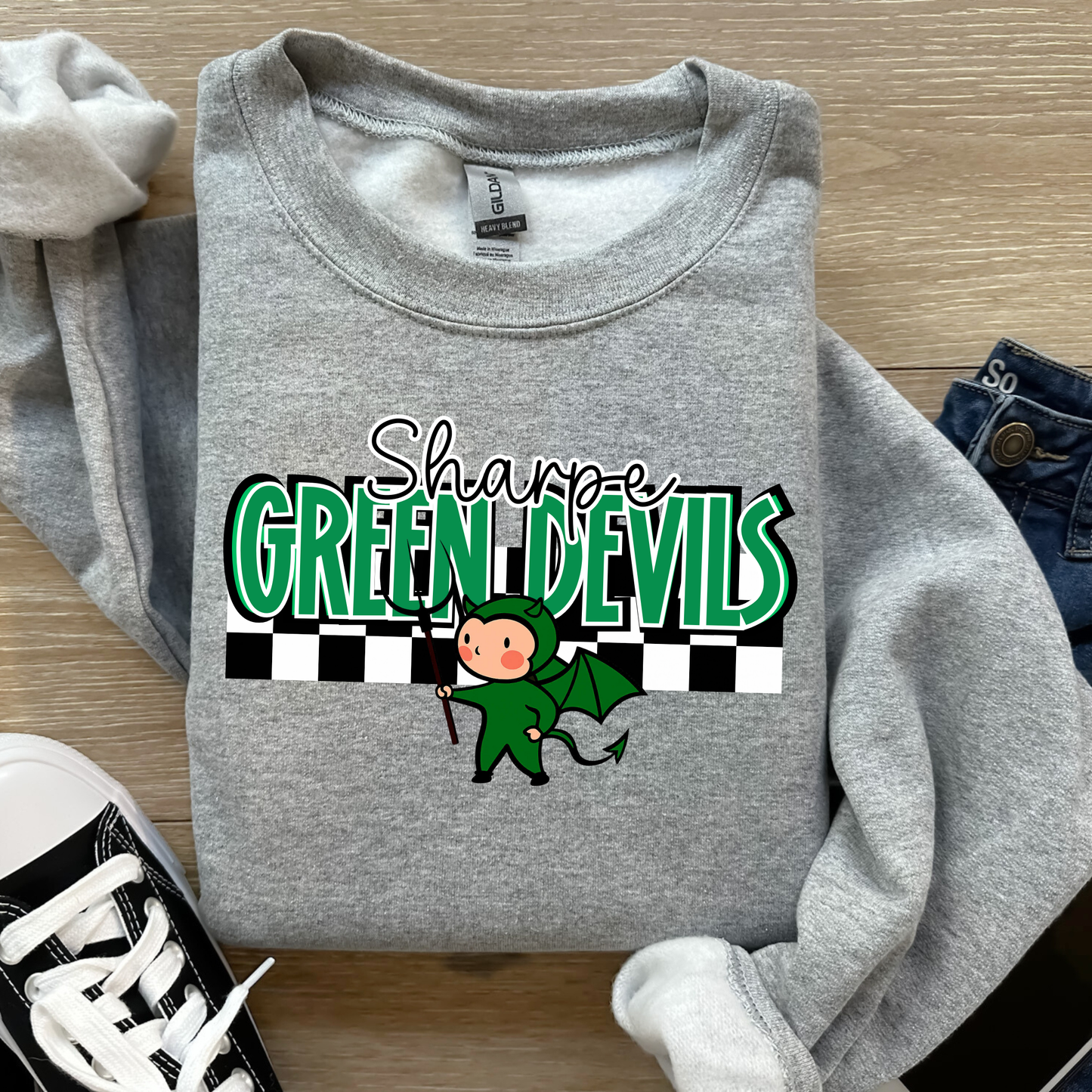 Sharpe Green Devils Style #2 Shirt