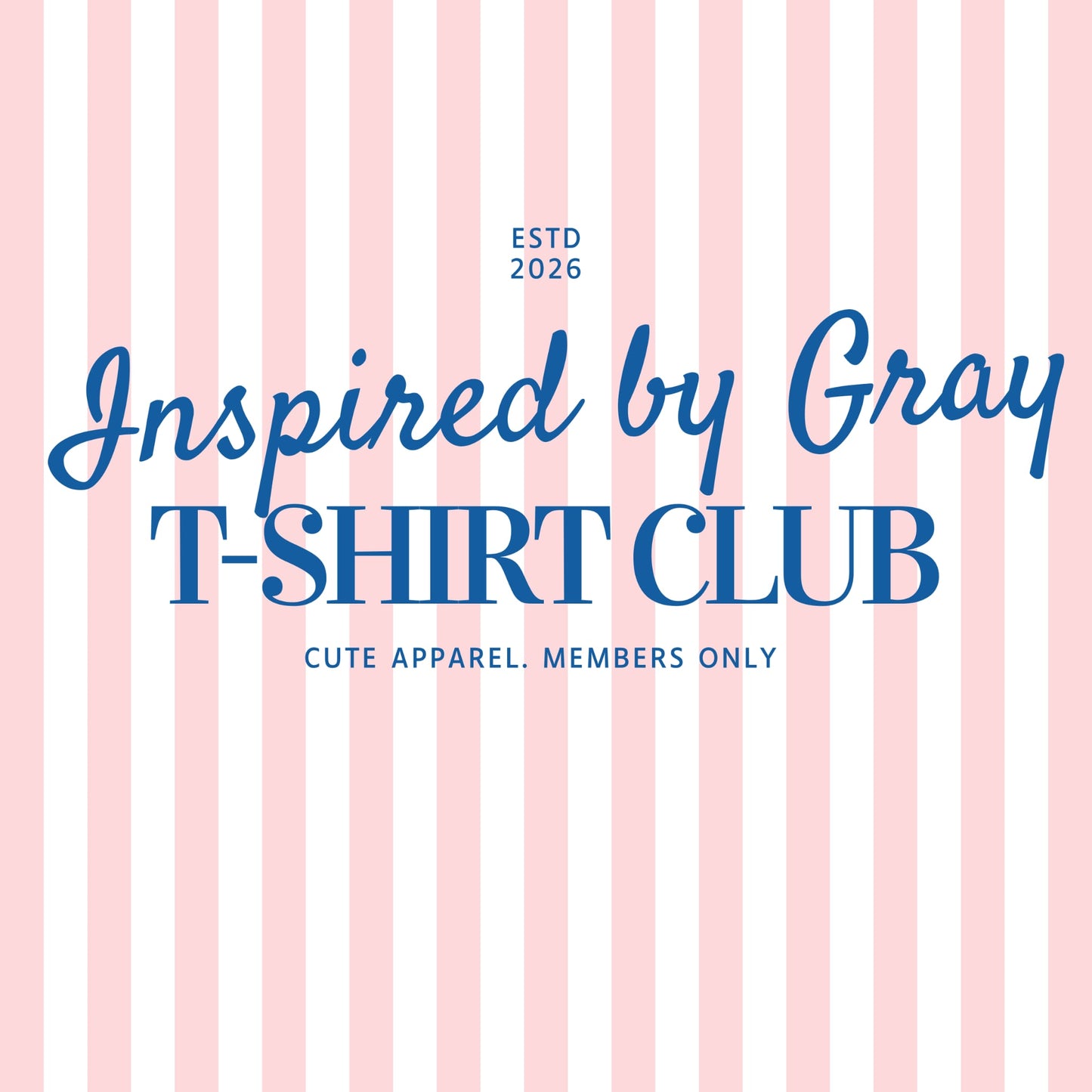 Inspired by Gray Summer T-Shirt Club!