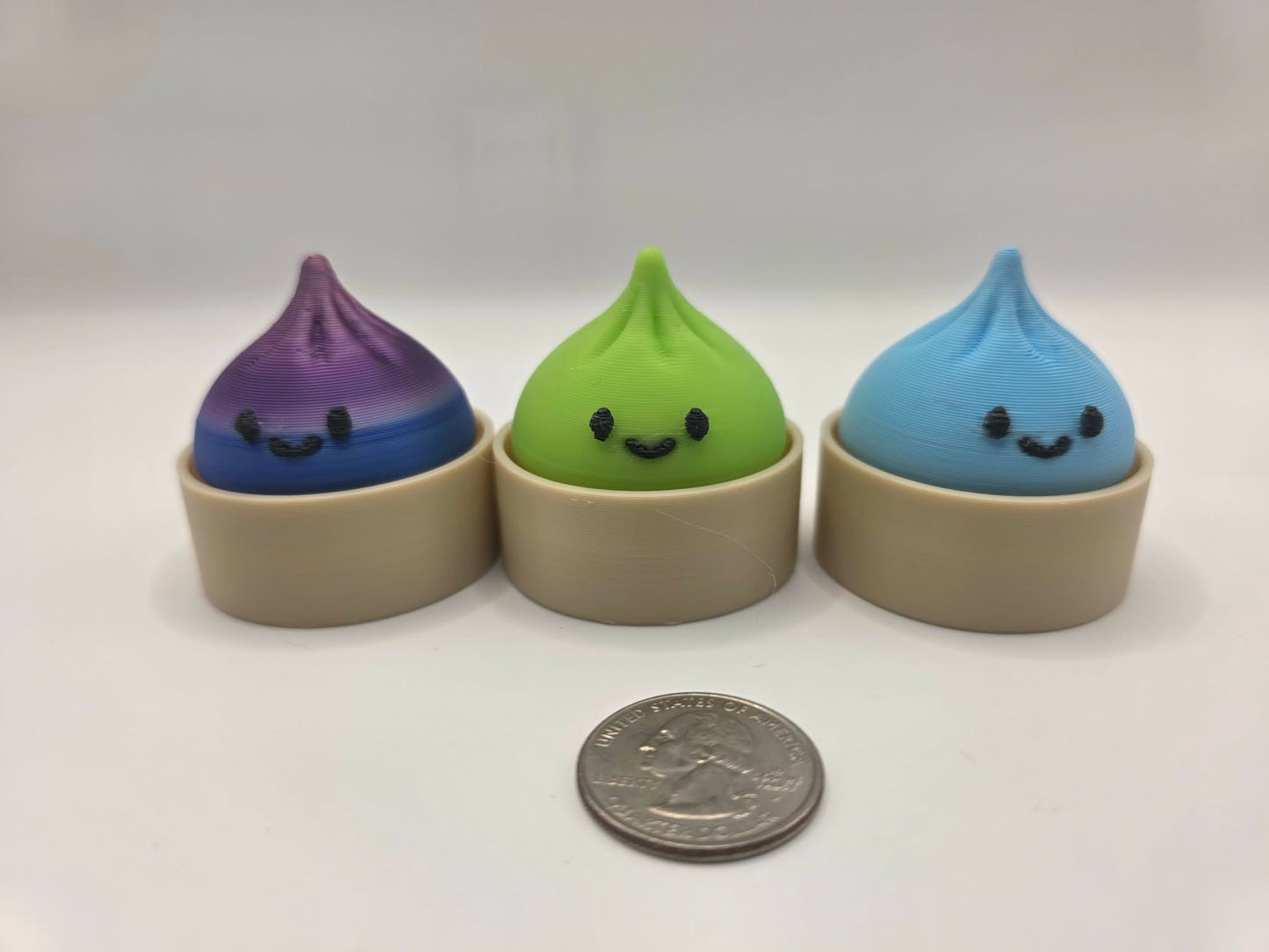Dumplin Fidget Clicker-3D Printed
