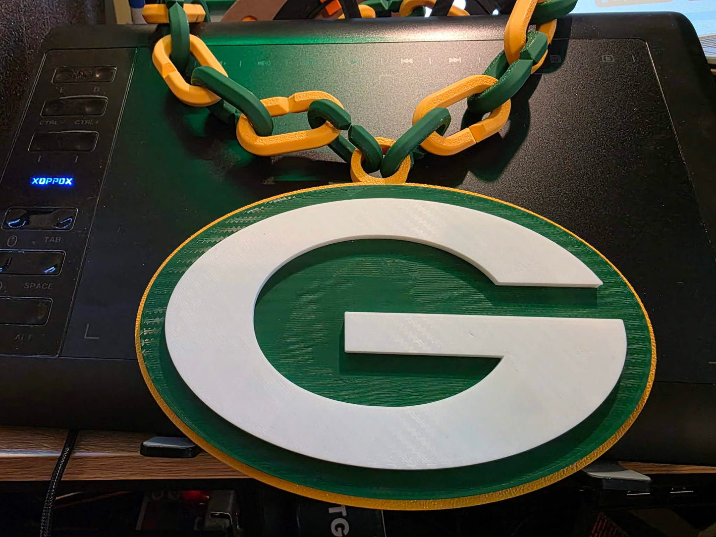 Green Bay Packers Football Hype Chain