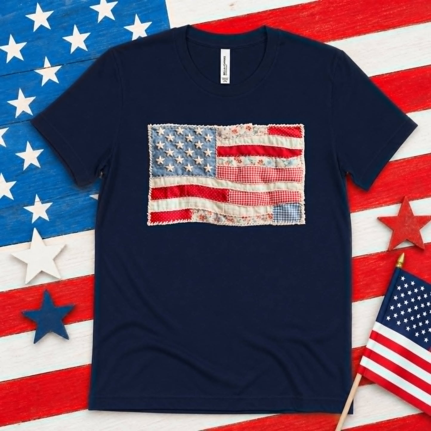 Quilted Flag Shirt