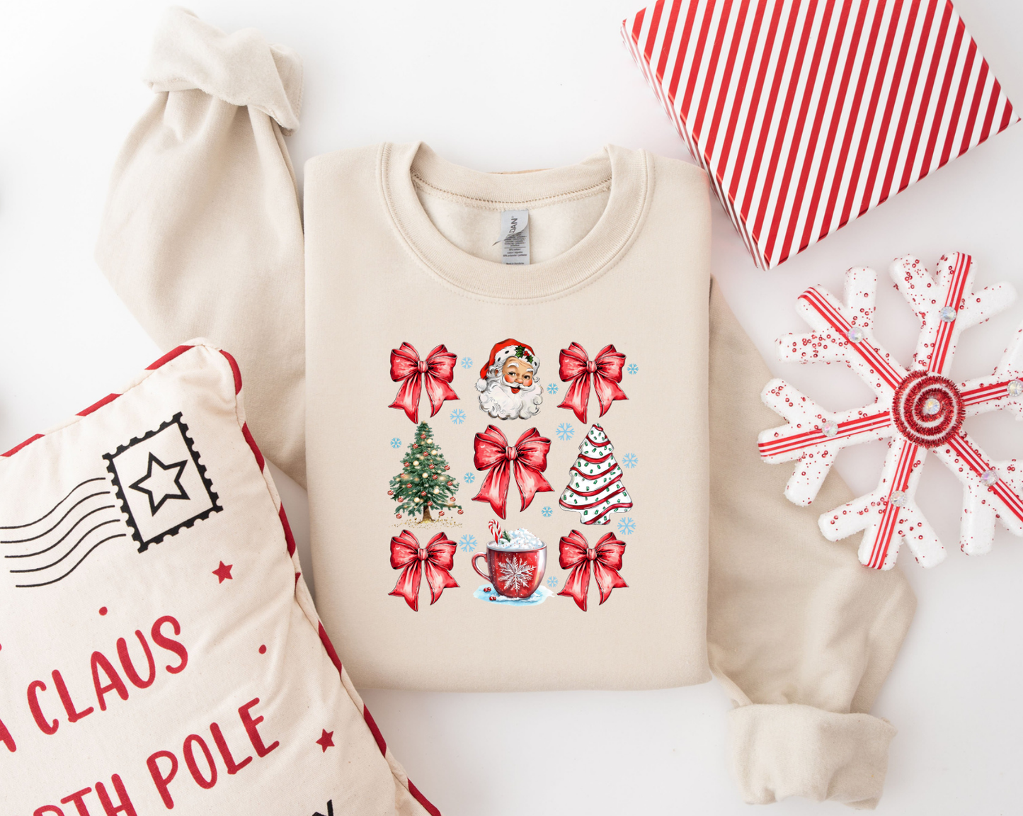 Christmas Bow Coquette