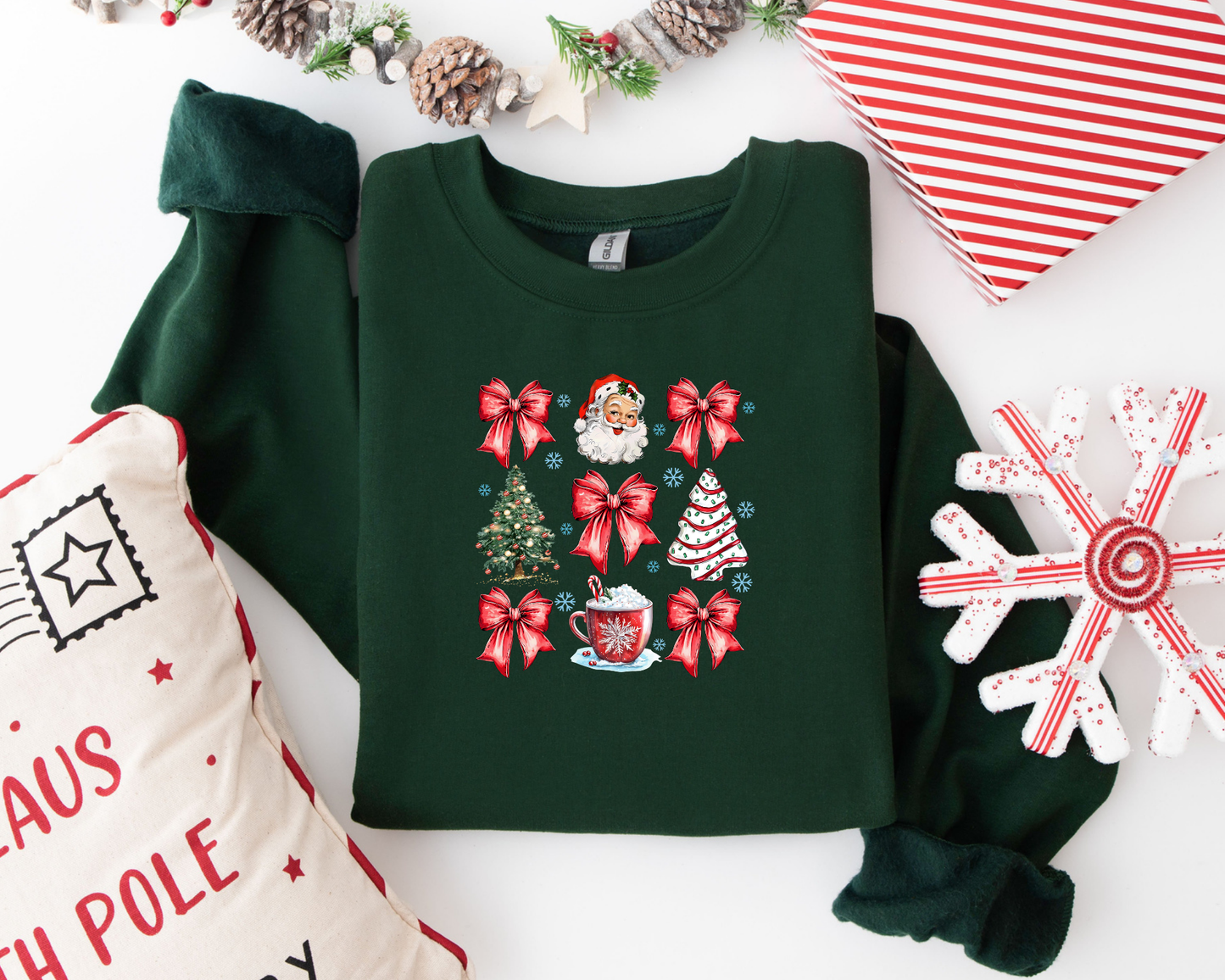 Christmas Bow Coquette