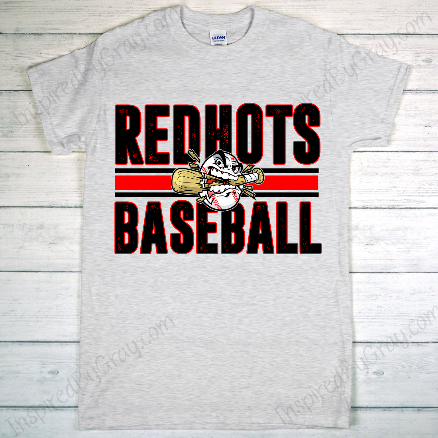 Redhots Baseball Fundraiser Shirt