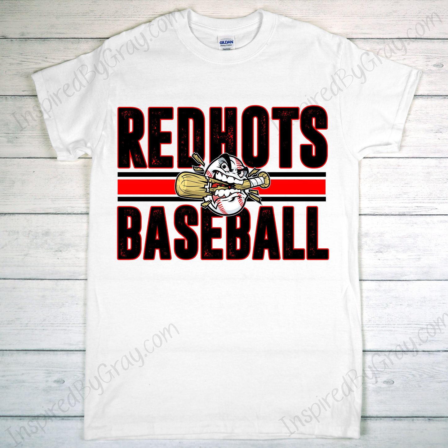 Redhots Baseball Fundraiser Shirt