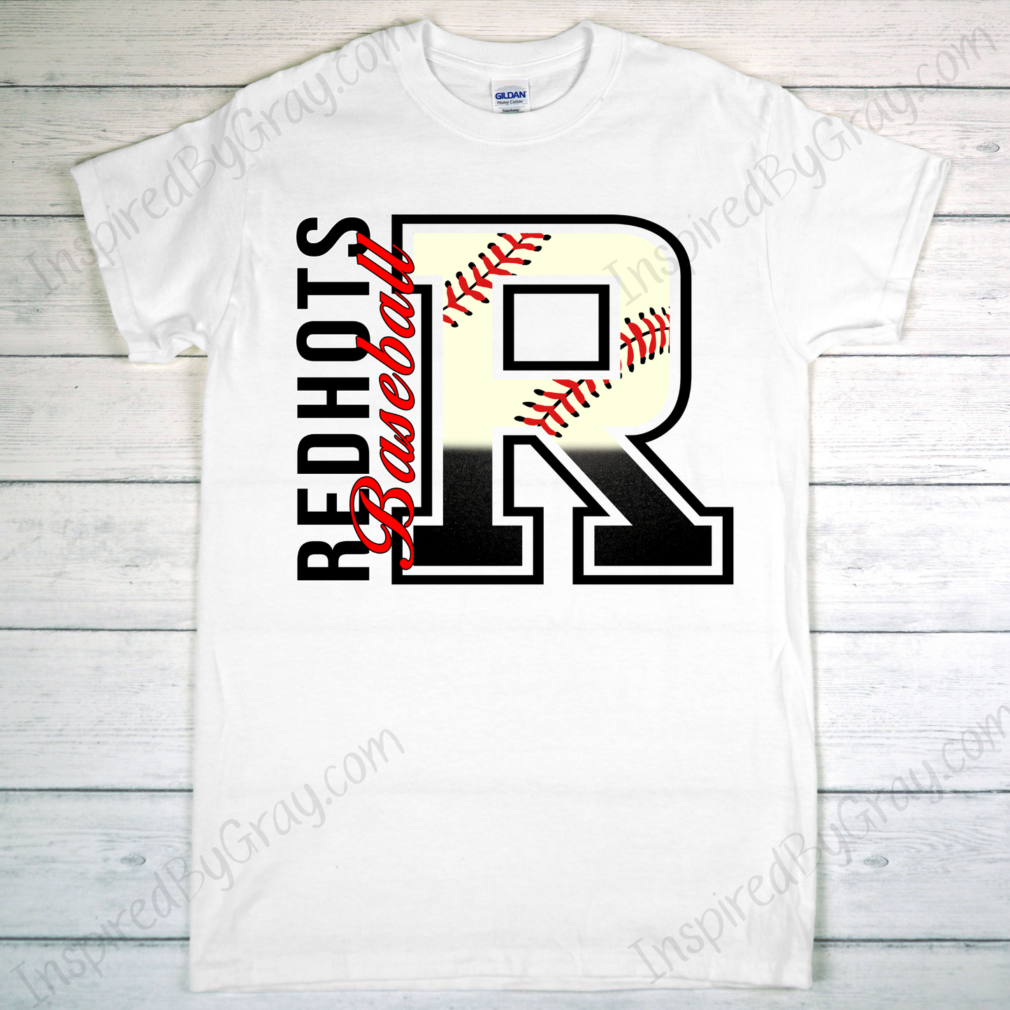 Redhots Baseball Fundraiser Shirt