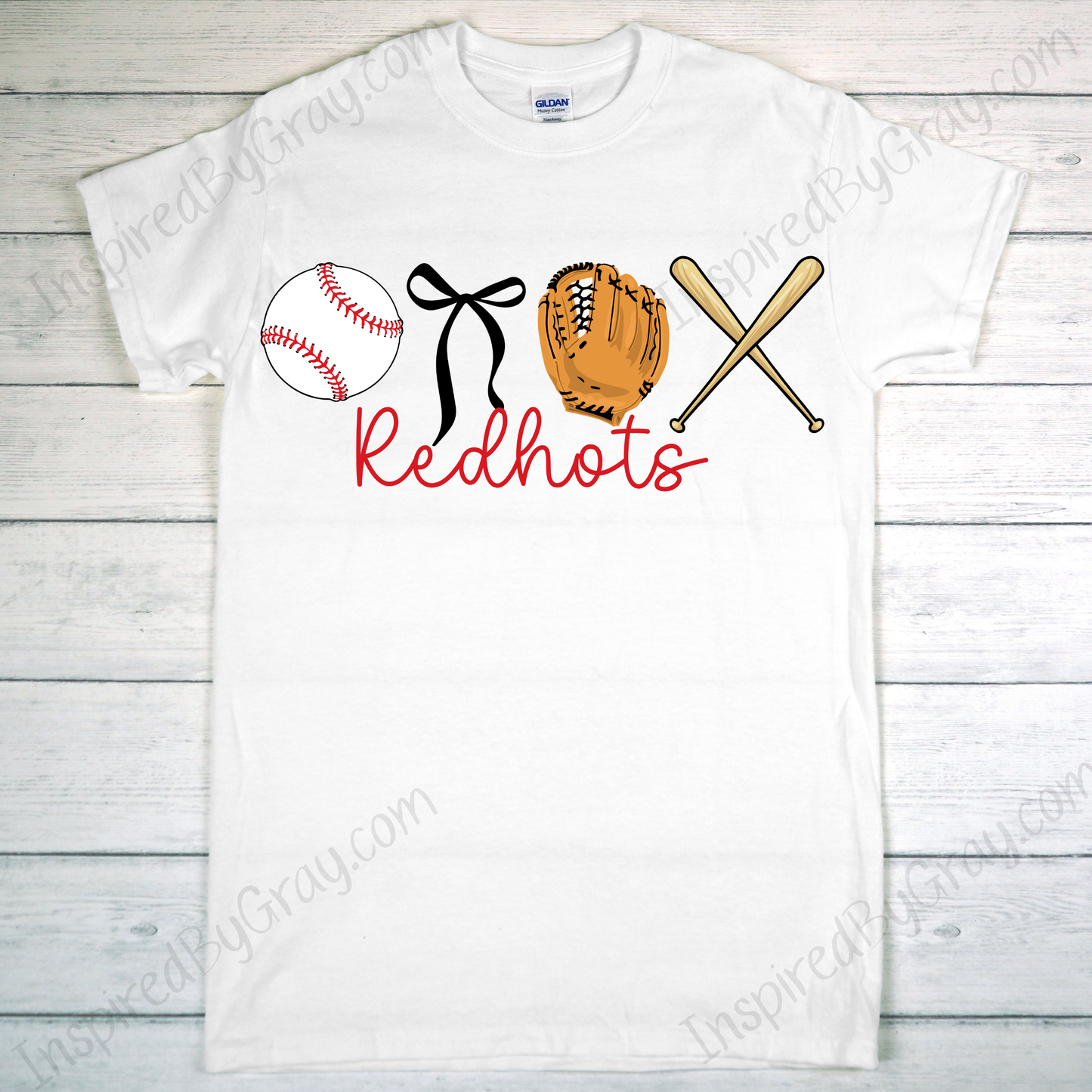 Redhots Baseball Fundraiser Shirt