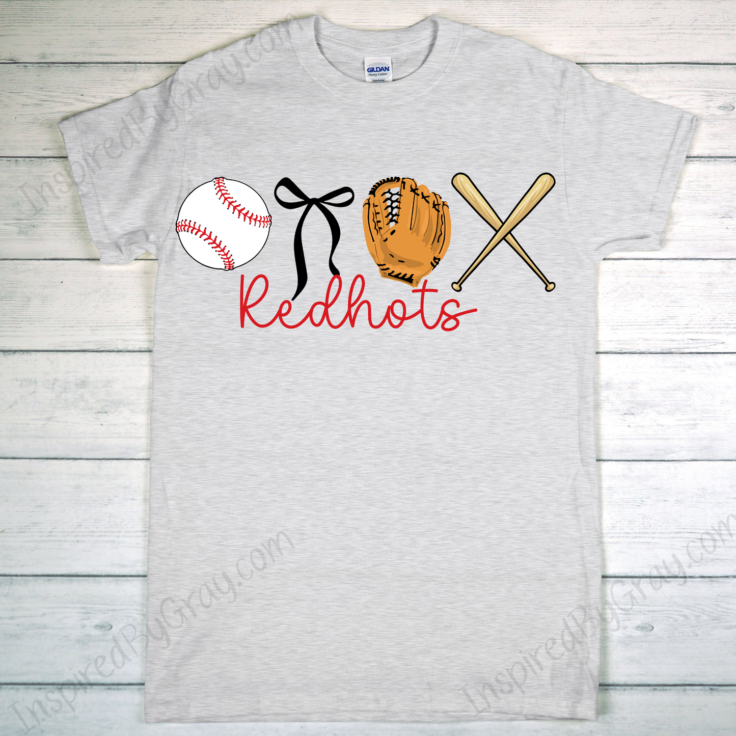 Redhots Baseball Fundraiser Shirt
