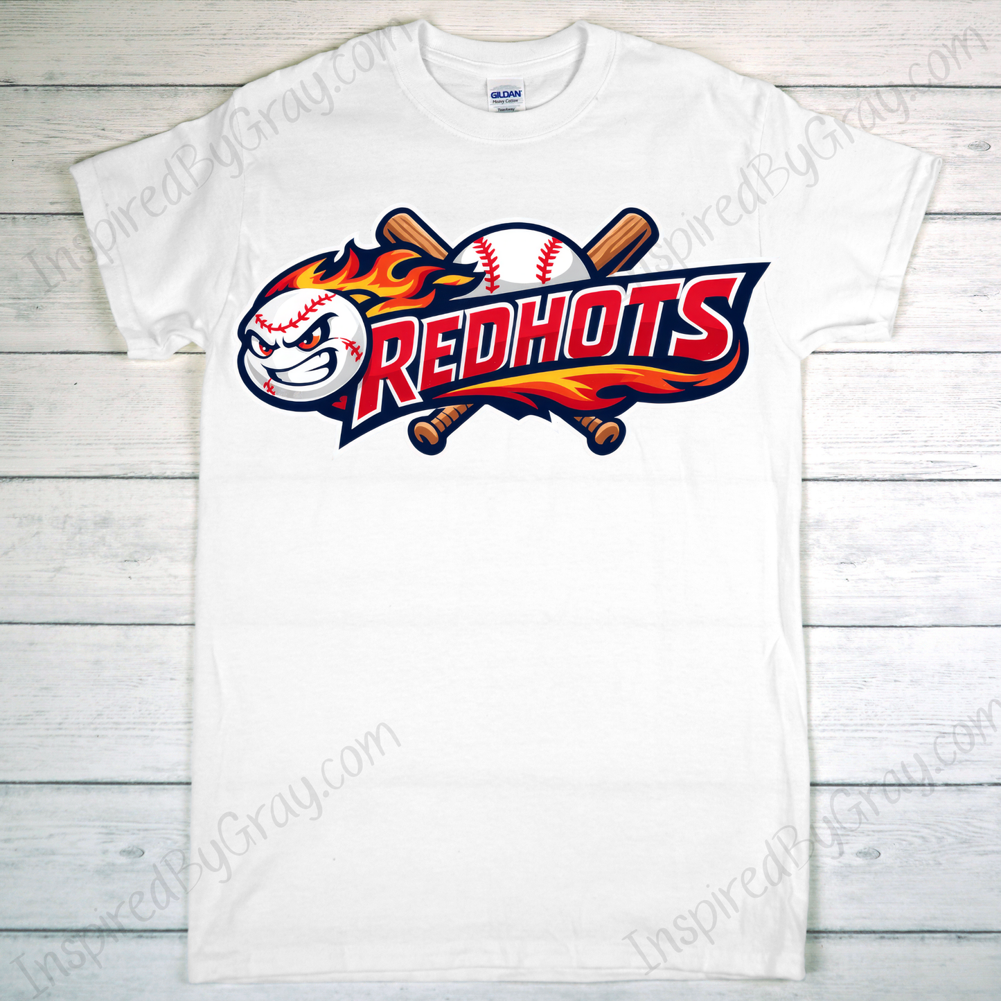 Redhots Baseball Fundraiser Shirt