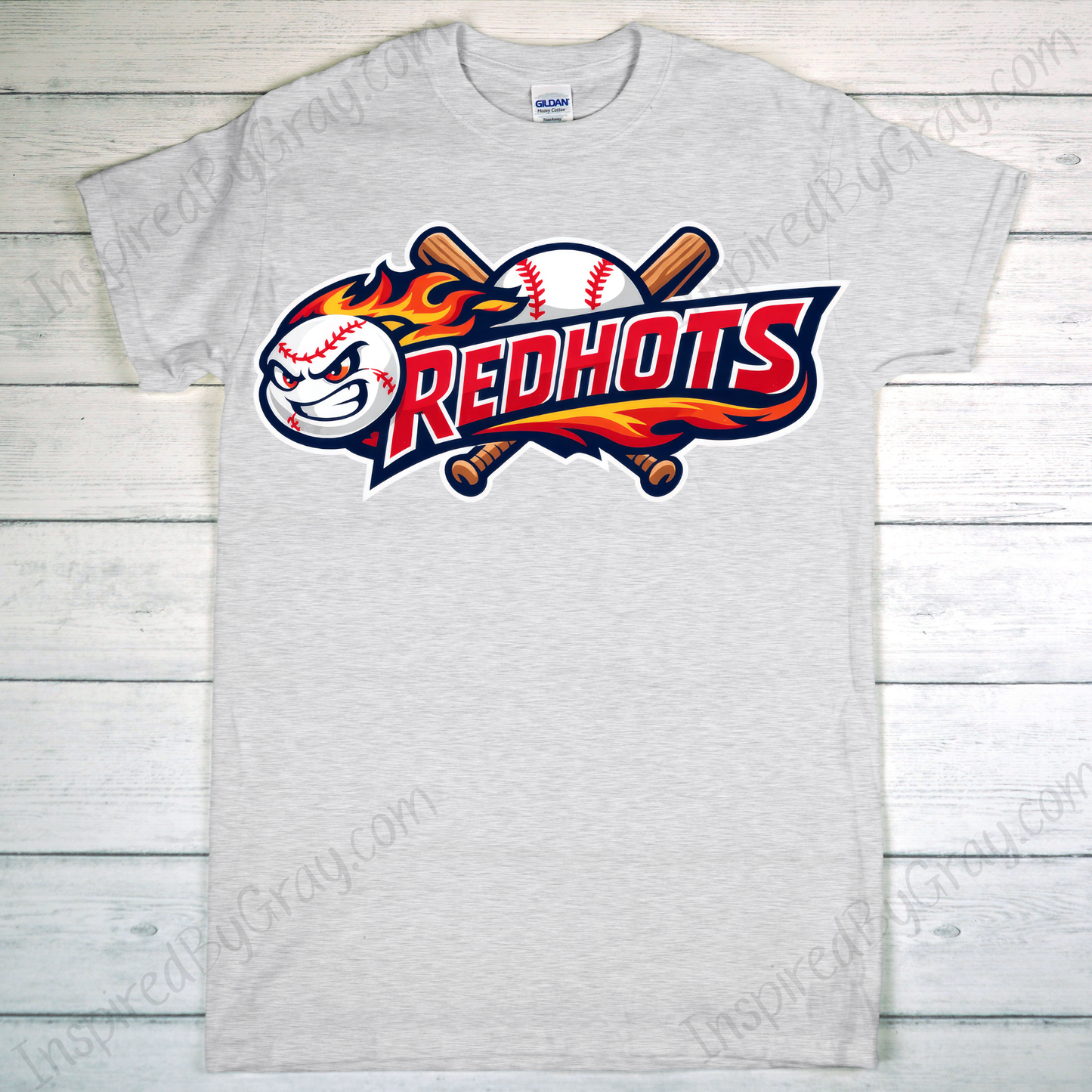Redhots Baseball Fundraiser Shirt