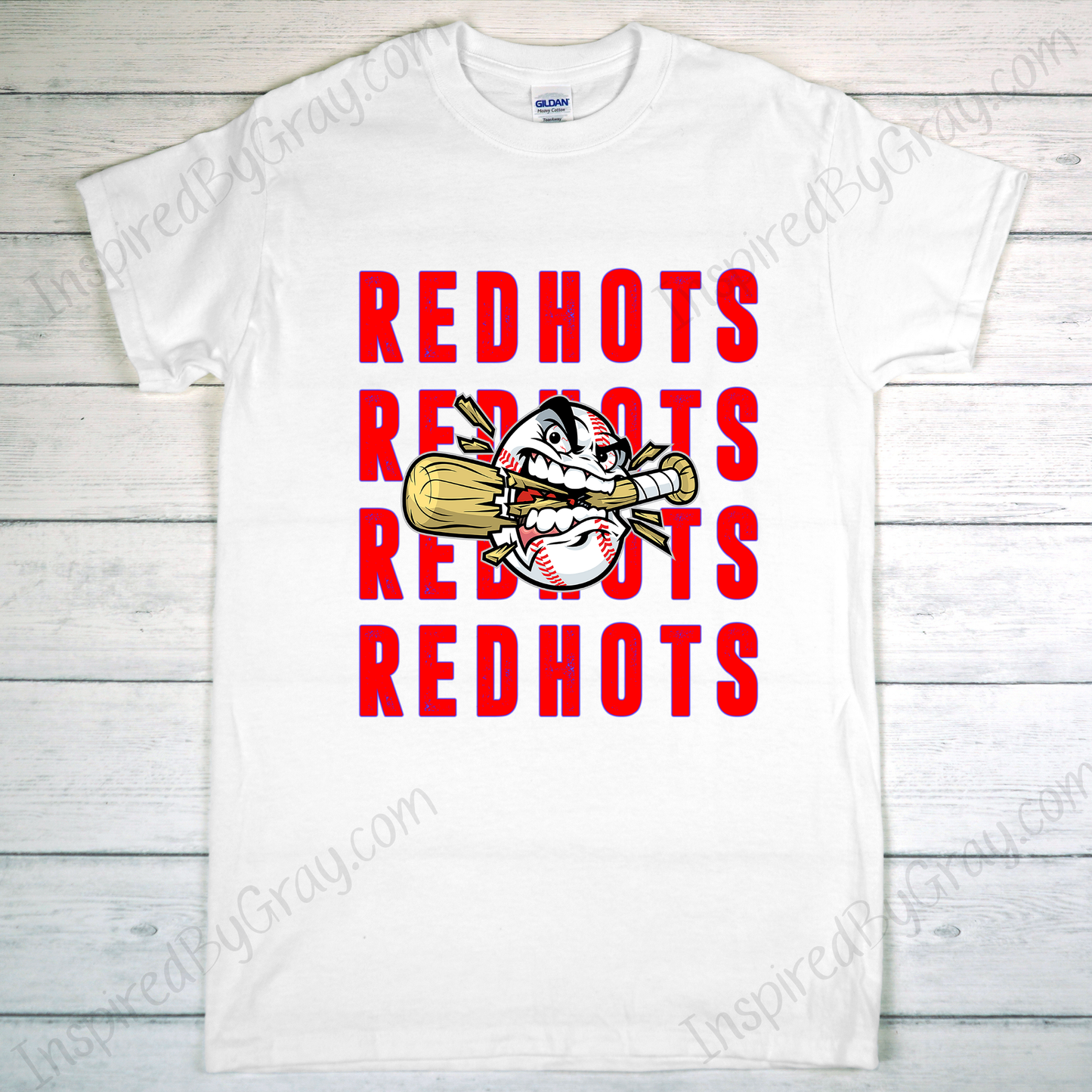 Redhots Baseball Fundraiser Shirt