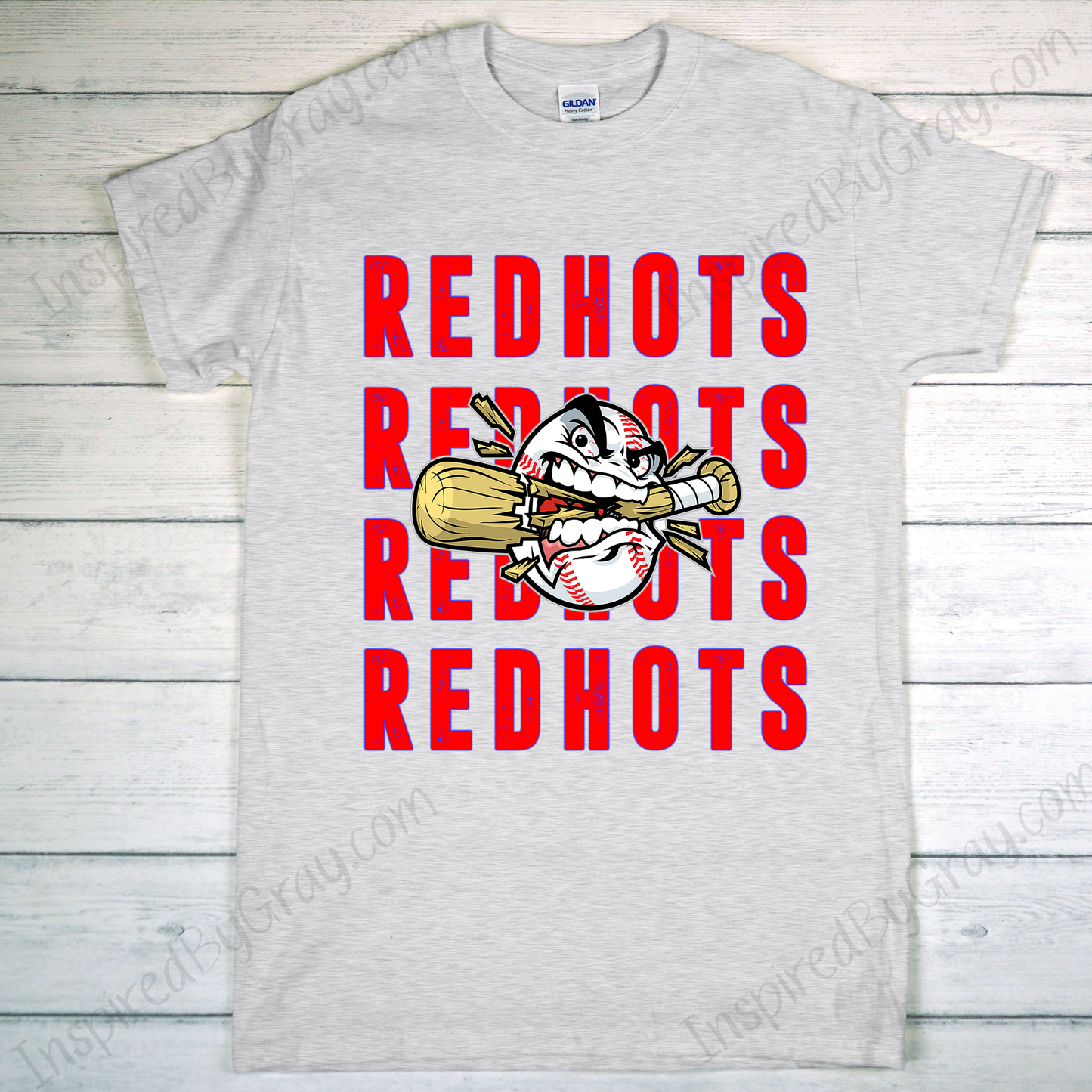 Redhots Baseball Fundraiser Shirt