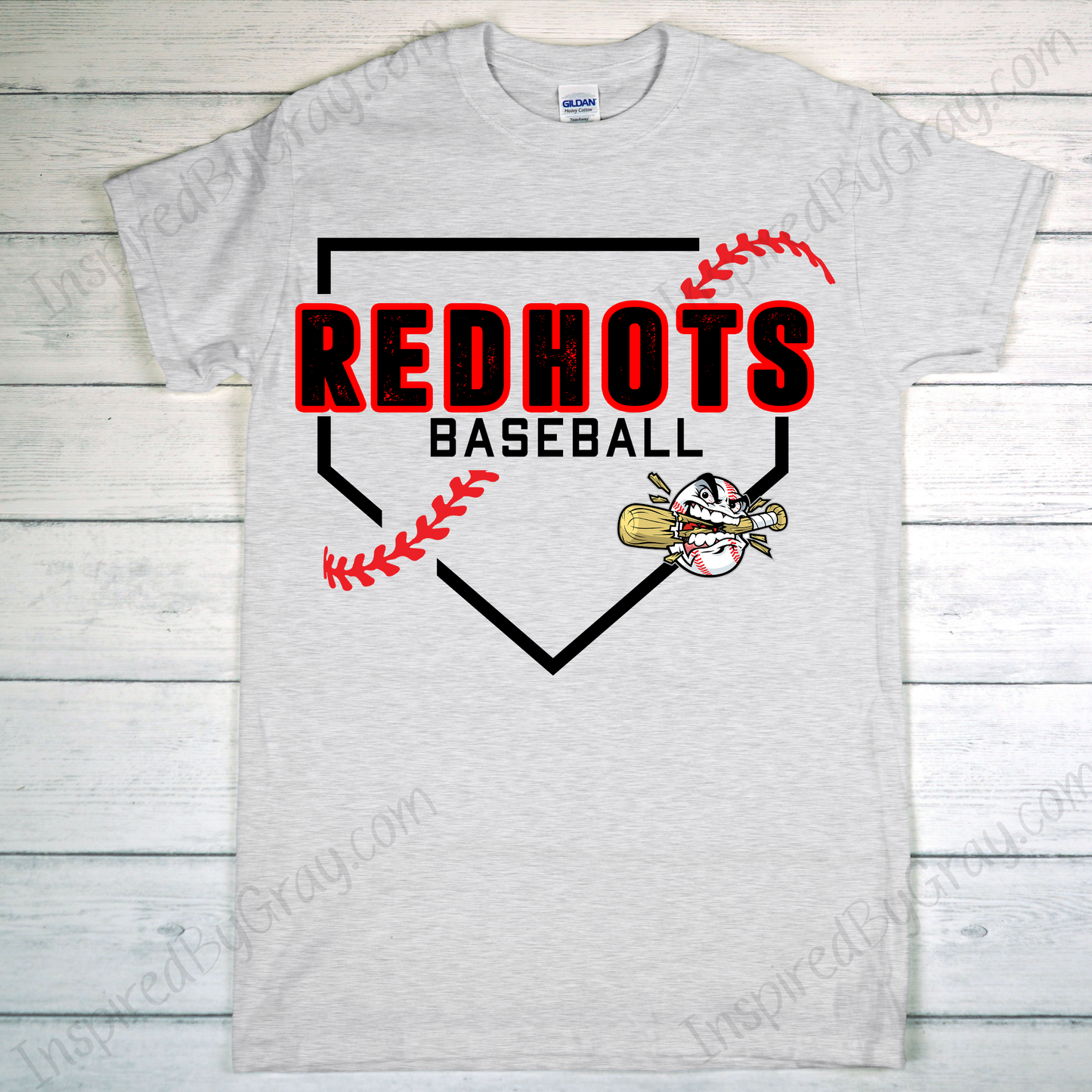 Redhots Baseball Fundraiser Shirt