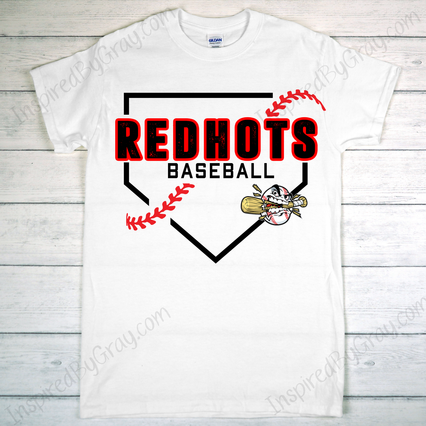 Redhots Baseball Fundraiser Shirt