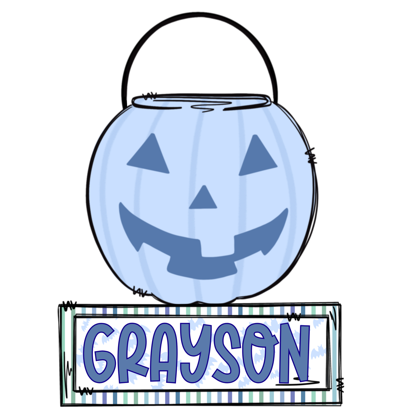 Personalized Halloween Treat Bag