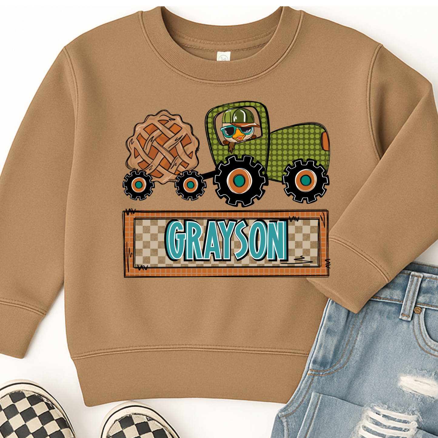 Personalized Fall Tractor Shirt