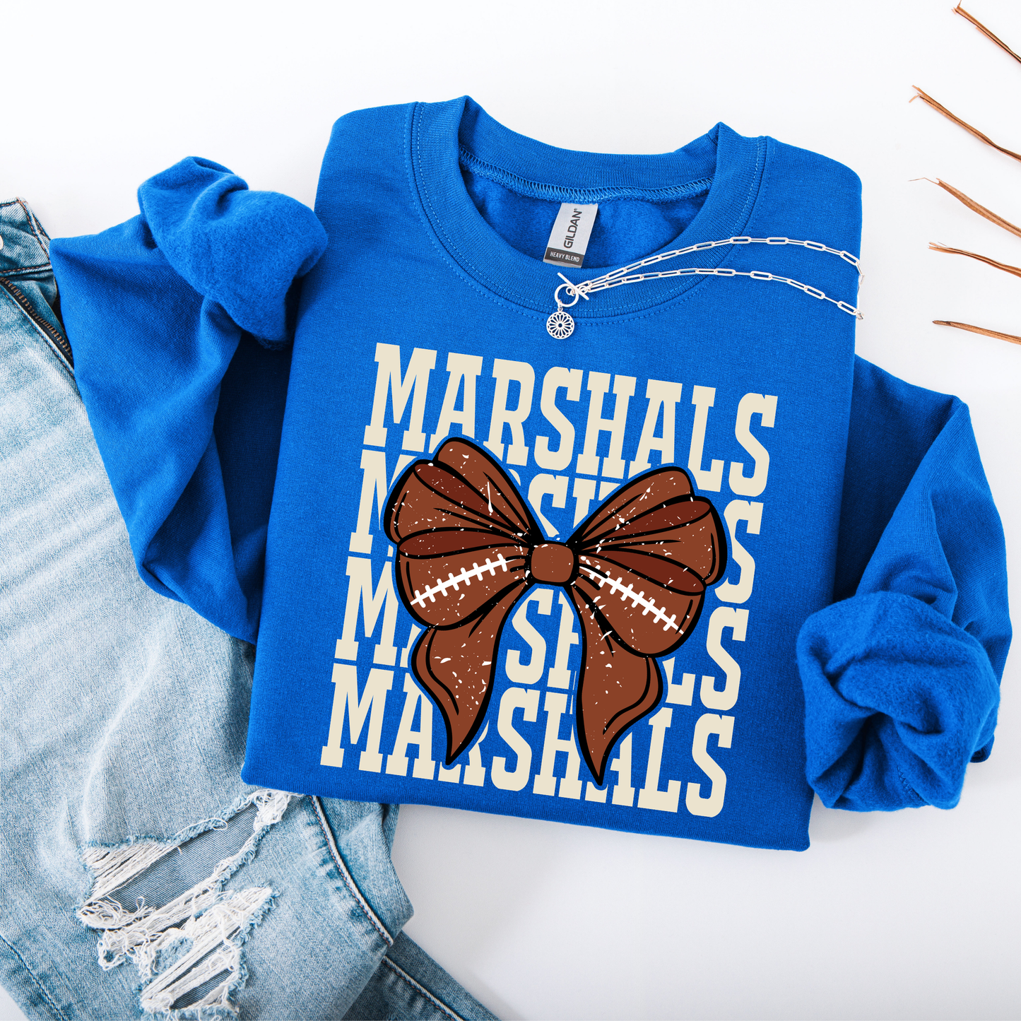 Marshals Football Bow Shirt