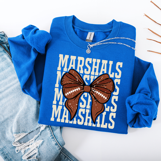 Marshals Football Bow Shirt