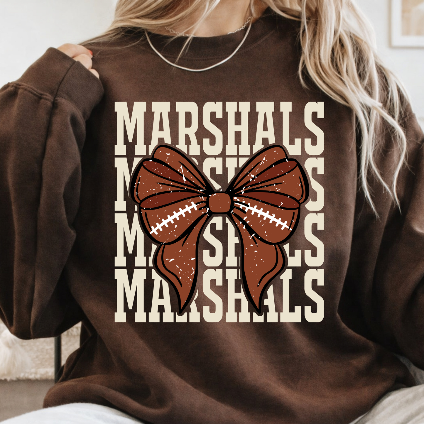 Marshals Football Bow Shirt