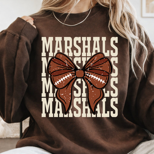 Marshals Football Bow Shirt