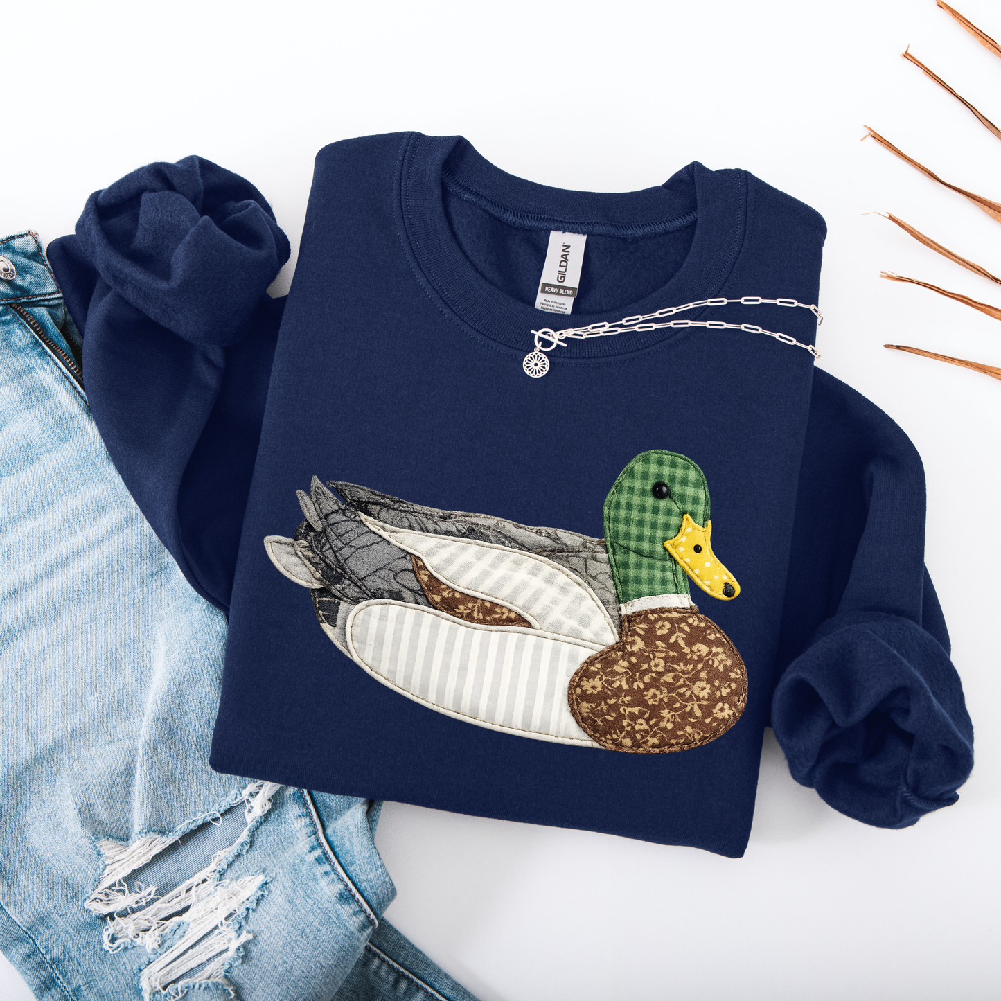 Quilted Look Duck Shirt