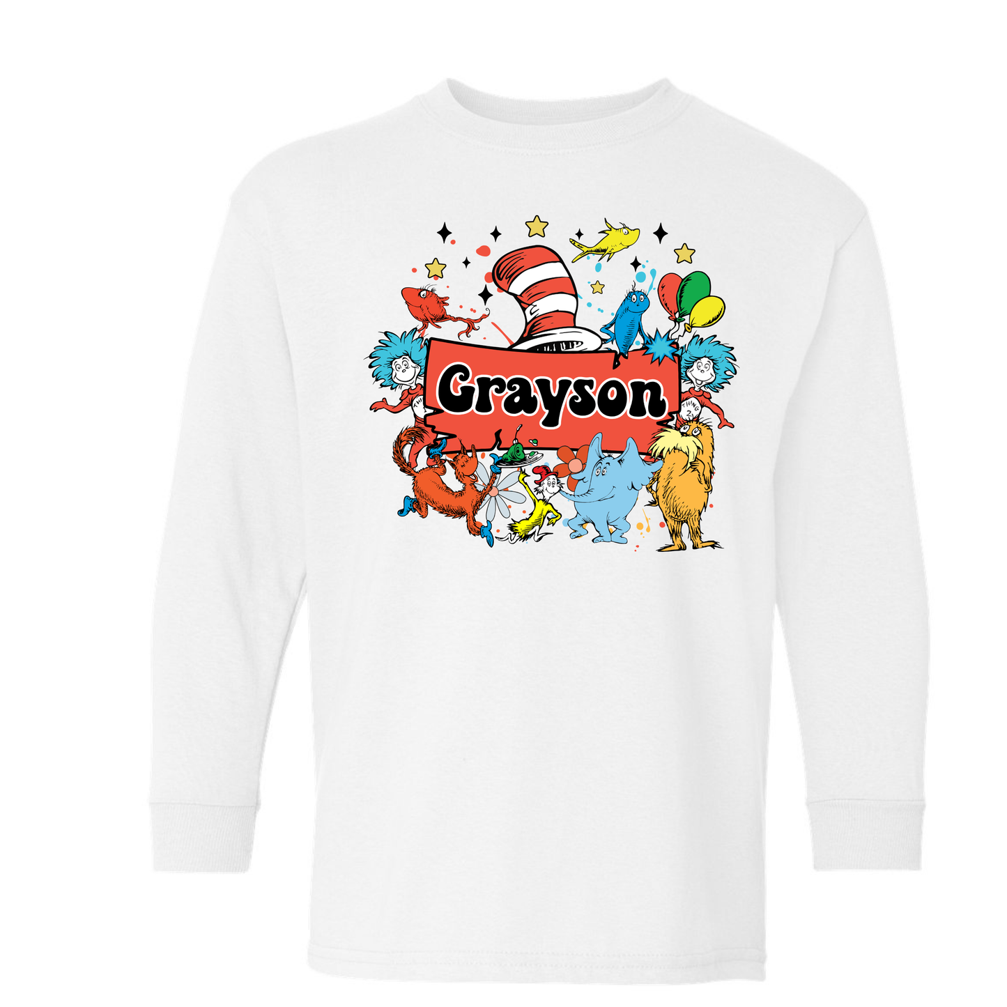 Personalized Seuss Shirt