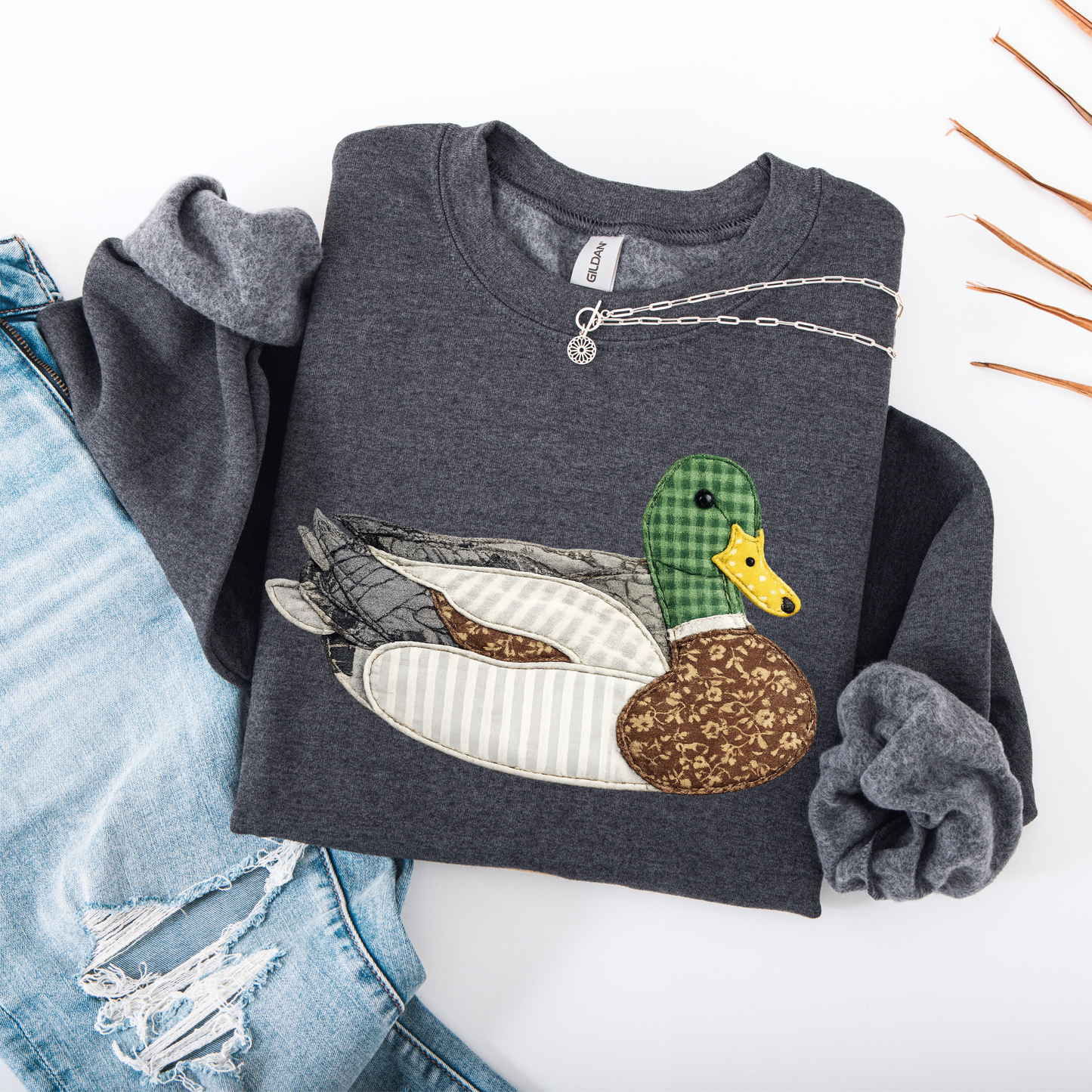 Quilted Look Duck Shirt