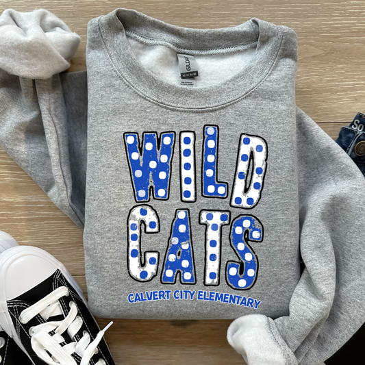Calvert Wildcats Dots Shirt