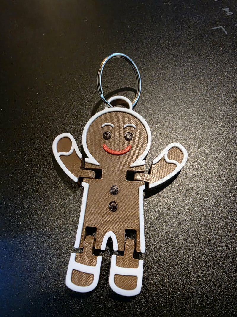Gingerbread Man Keychain