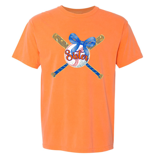 Baseball Sister Bow Shirt