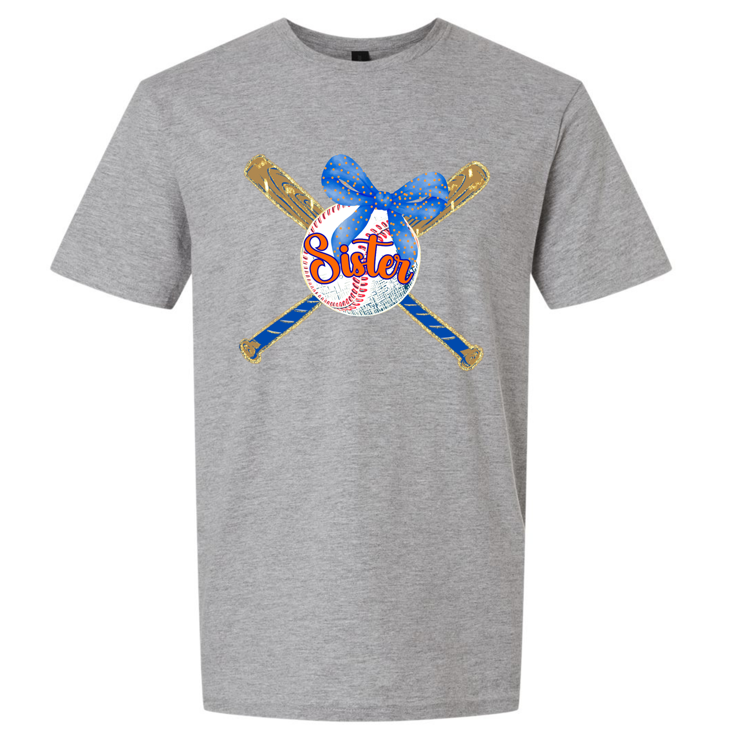 Baseball Sister Bow Shirt