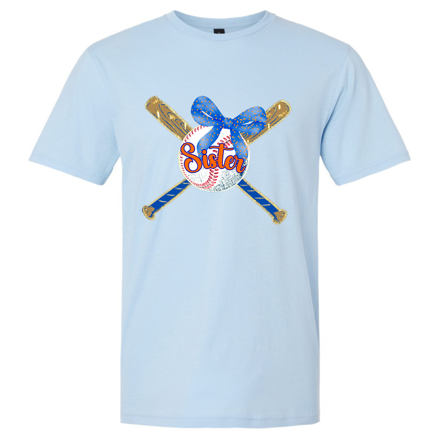 Baseball Sister Bow Shirt