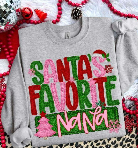 Personalized Santa's Favorite Shirt