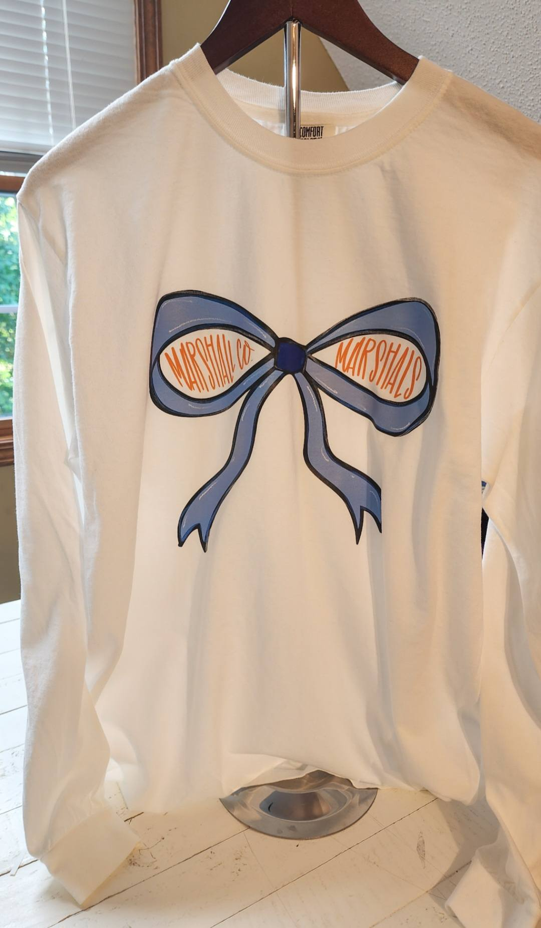 Marshall County Blue Bow Hoodie/Sweatshirt/Long Sleeve/T-Shirt