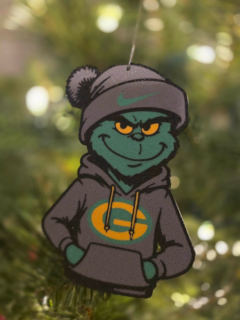 NFL Grinch Ornament-Green Bay Packers