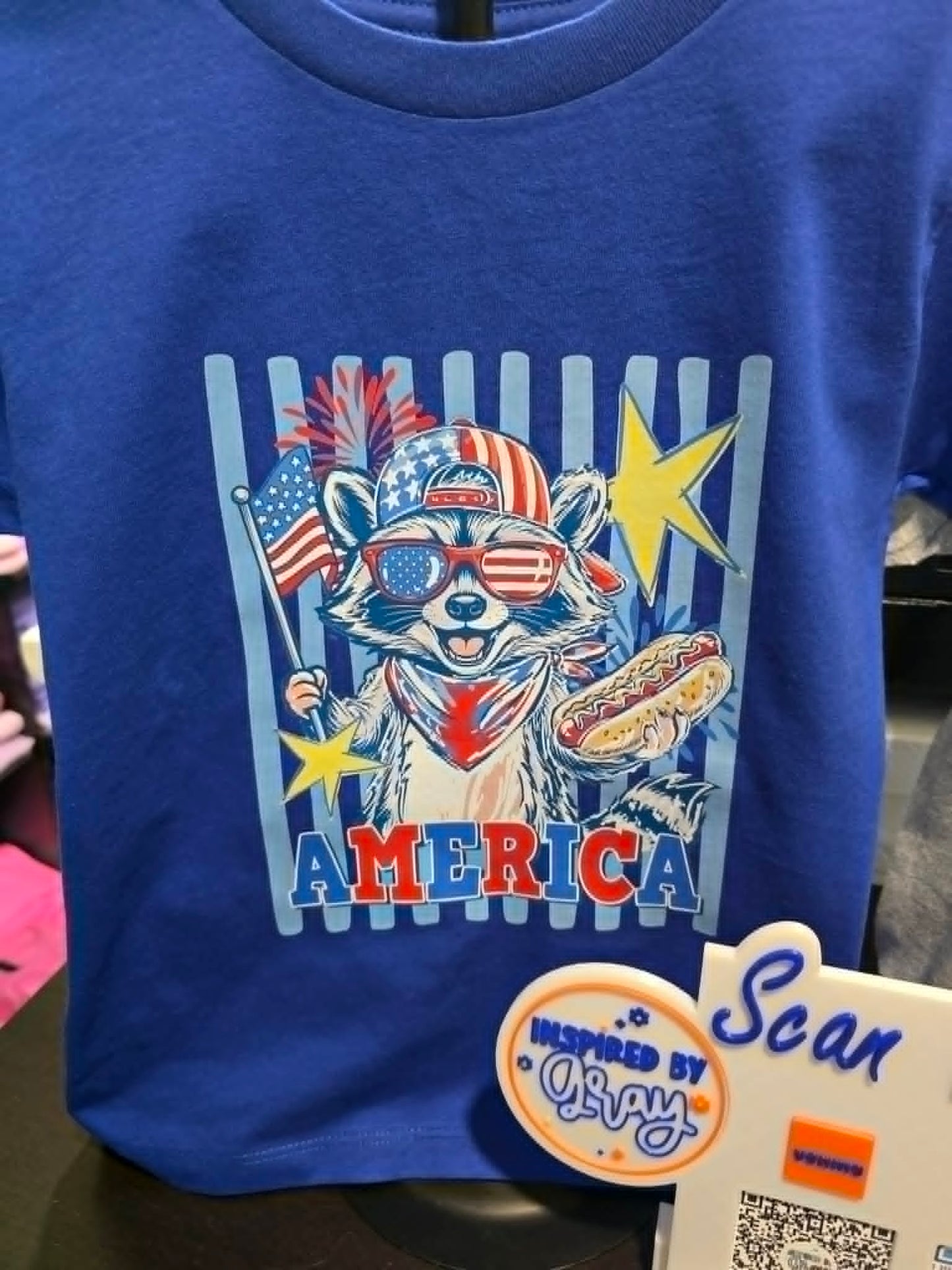 America Racoon Shirt