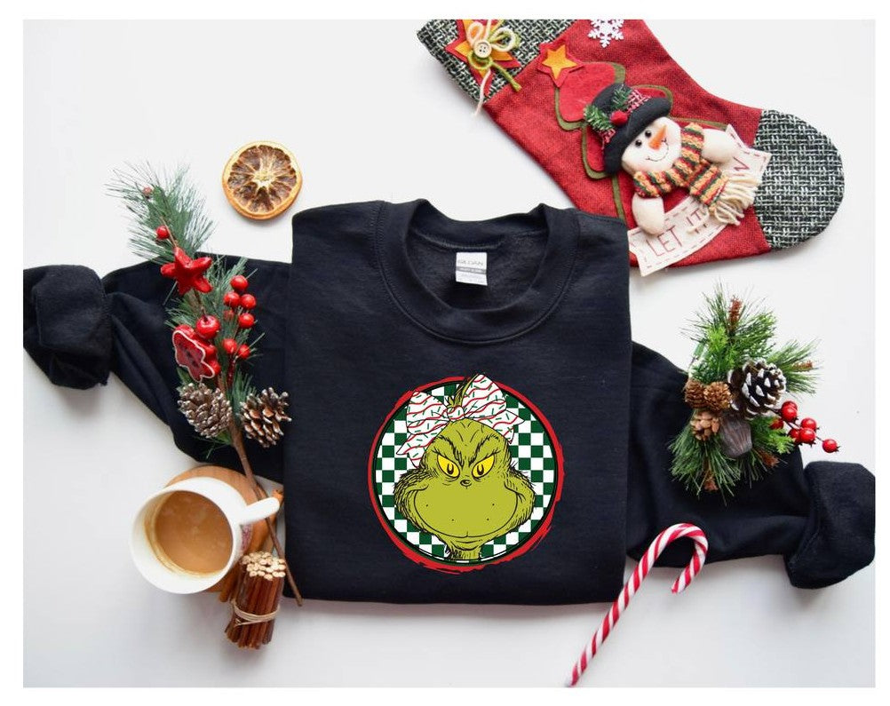 Round Grinchy Youth Sweatshirt
