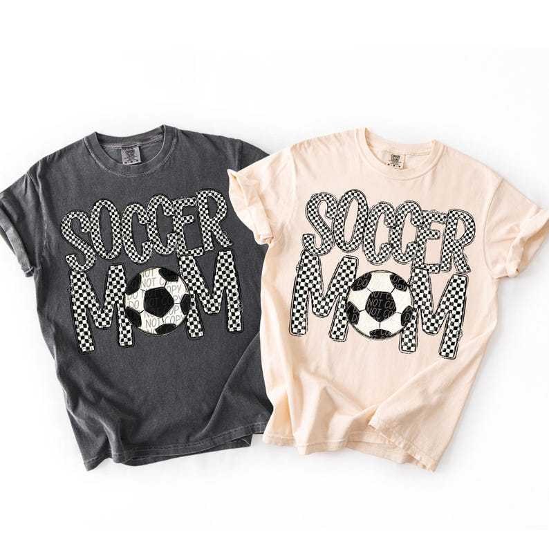 Checkered Soccer Mom Shirt