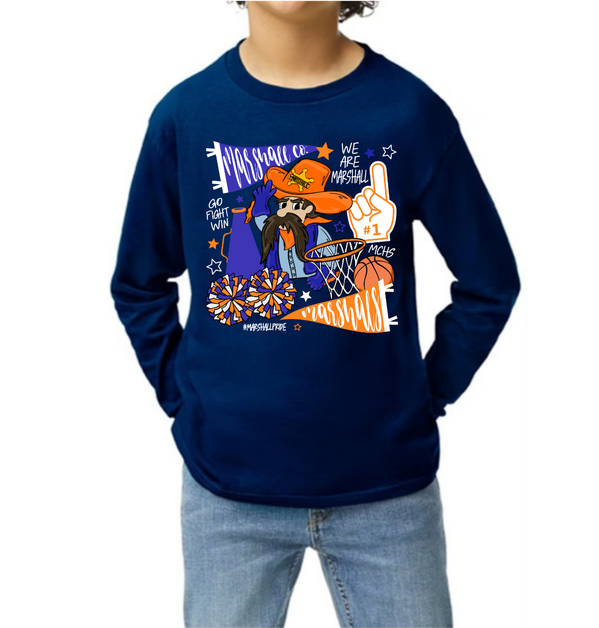 Marshall County Marshals School Spirit Sweatshirt