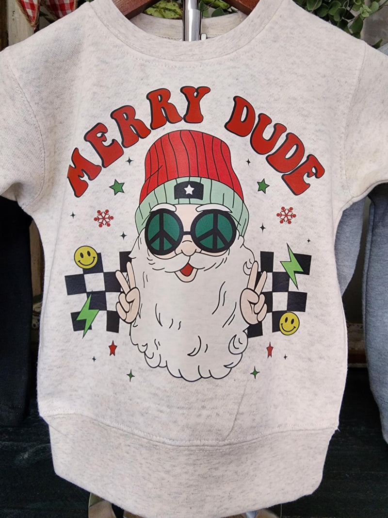 Merry Dude Toddler/Youth Sweatshirt